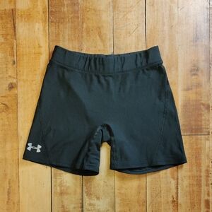 Under Armour Black Athletic Shorts Size Small Biker Shorts Gymnastics Sports Gym